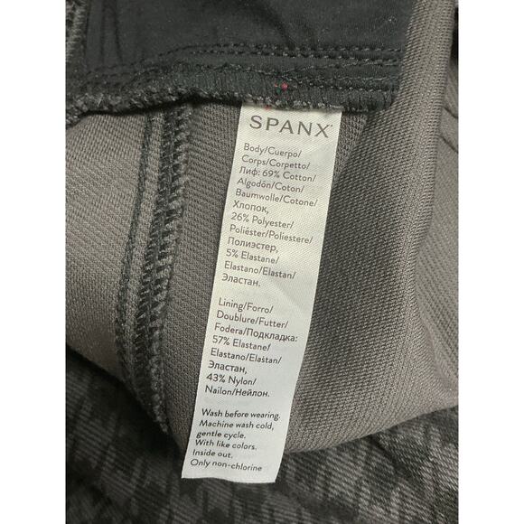 Spanx Houndstooth Ankle Jean-ish Leggings Women’s Size XL - Picture 6 of 6